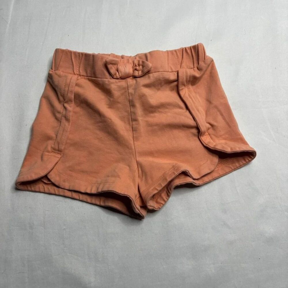 Cynthia Rowley 3T Peach Toddler Shorts Elastic Waist Knit Designer VTG